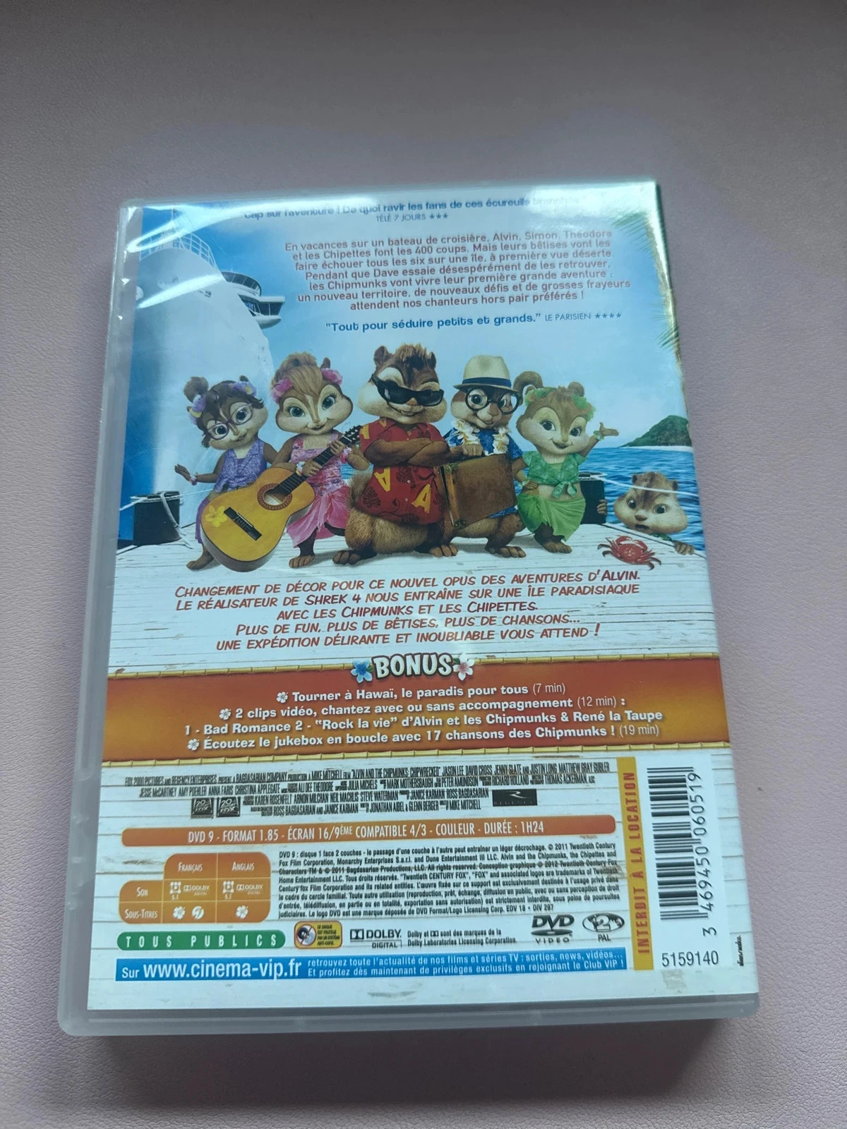 DVD – Alvin e os Esquilos 3 – photo 3